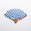 [HAND FAN] HAKUSAI BLUE 6.5 SUN | KYOTO FOLDING FANS| YASUTO YONEHARA