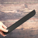 [HAND FAN BAG] FAN POUCH COWHIDE BLACK FOR 7 SUN (8.27 in.) | KYOTO FOLDING FANS | YASUTO YONEHARA , DEDICATED