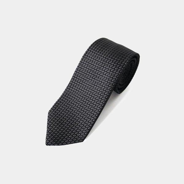 [領帶] Kuska Garza領帶（木炭灰色）|手工編織