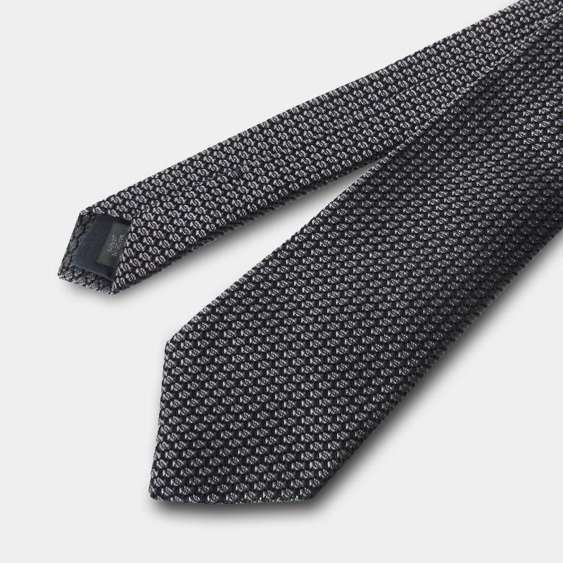 [領帶] Kuska Garza領帶（木炭灰色）|手工編織