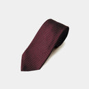 [NECKTIE] GARZA TIE (WINE) | KUSKA | HAND WOVEN