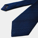 [NECKTIE] TANGO JACQUARD TIE (NAVY) | KUSKA | HAND WOVEN