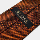 [NECKTIE] TANGO JACQUARD TIE (ORANGE) | KUSKA | HAND WOVEN