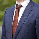 [NECKTIE] TANGO JACQUARD TIE (ORANGE) | KUSKA | HAND WOVEN