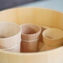 [SAKE CUP] YOSHINO CEDAR GUINOMI SAKE CUP (S) | KYO SASHIMONO (JOINERY)