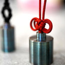 [BELL] CHIBI (M) DOUBLE KNOT RED | LINNE | ORIN (BUDDHIST BELL)