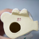 [RACCOON FIGURINE]   TANUTANU FLOWER (PINK) FEMALE  | SHIGARAKI WARE