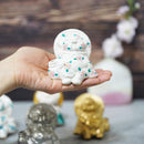 [RACCOON FIGURINE]   TANUTANU FLOWER (PINK) FEMALE  | SHIGARAKI WARE