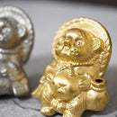 [RACCOON FIGURINE] TANUTANU (GOLD) MALE | SHIGARAKI WARE