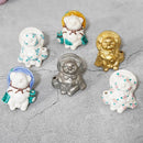 [RACCOON FIGURINE] TANUTANU GOLD&SILVER SET | SHIGARAKI WARE