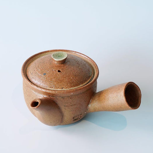 [JAPANESE TEA POT] REDDISH-BROWN | SHIGARAKI WARE