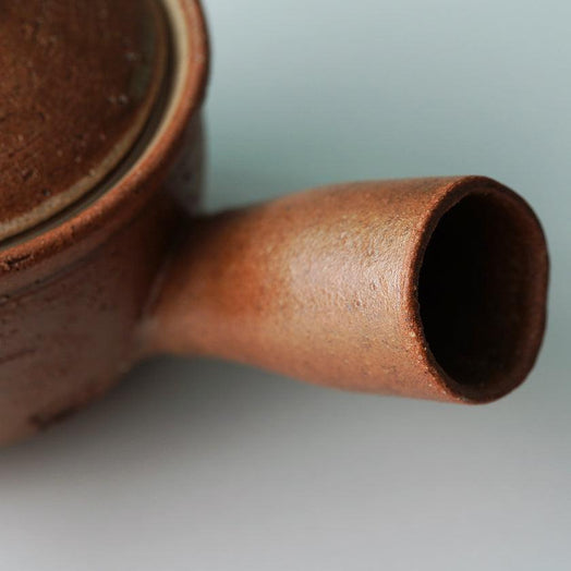 [JAPANESE TEA POT] REDDISH-BROWN | SHIGARAKI WARE