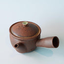 [JAPANESE TEA POT] BRONZE-RED | SHIGARAKI WARE