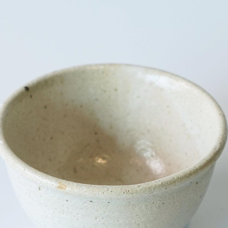 [日本茶杯]白色| Shigaraki Ware