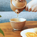 [JAPANESE TEA CUP] REDDISH-BROWN | SHIGARAKI WARE