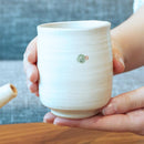 [JAPANESE TEA CUP] KOMON  | SHIGARAKI WARE