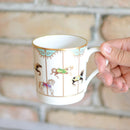 [MUG (CUP)] OKURA ART CHINA MERRY-GO-ROUND MUG(BLUE) | CERAMICS