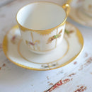 [MUG (CUP)] OKURA ART CHINA MERRY-GO-ROUND COFFEE CUP & SAUCER SET(2 PIECES EACH) | CERAMICS