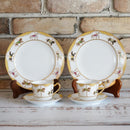 [MUG (CUP)] OKURA ART CHINA MERRY-GO-ROUND COFFEE CUP & SAUCER, PLATE SET(2 PIECES EACH) | CERAMICS