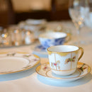 [MUG (CUP)] OKURA ART CHINA MERRY-GO-ROUND COFFEE CUP & SAUCER, PLATE SET(2 PIECES EACH) | CERAMICS