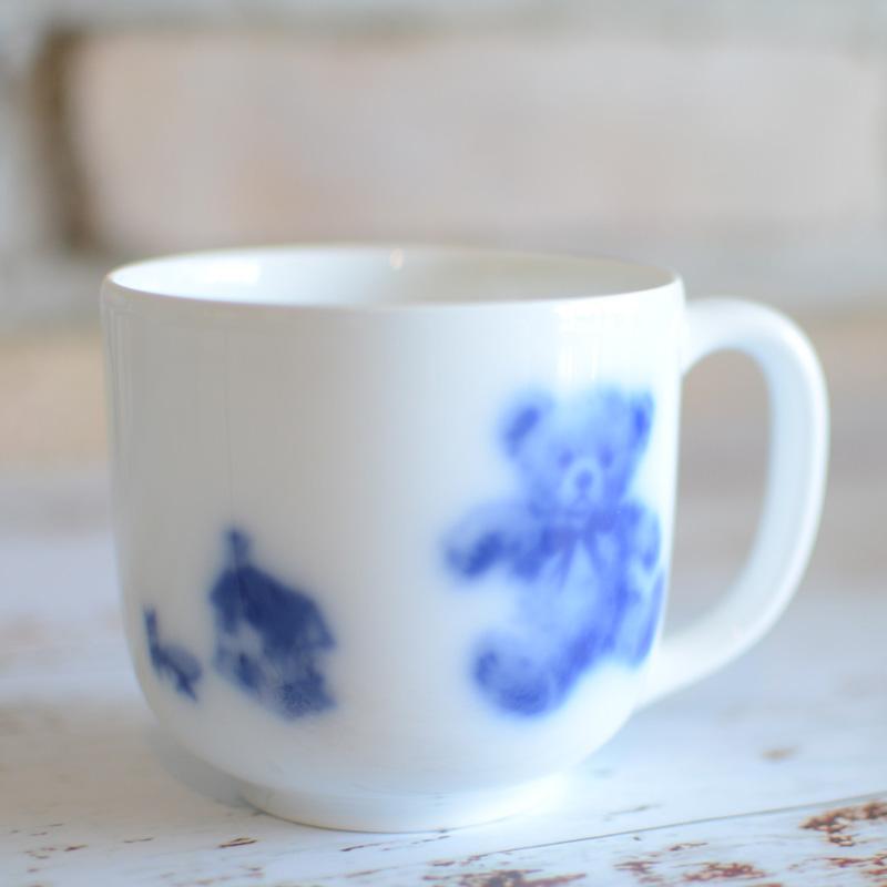 [MUG (CUP)] OKURA ART CHINA MY LITTLE BEAR MUG | CERAMICS