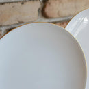 [SMALL DISH (PLATE)] OKURA ART CHINA GOLD LINE MEAT PLATE, BOWL, CUP & SAUCER SET(2 PIECES EACH) | CERAMICS