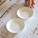 [SMALL DISH (PLATE)] OKURA ART CHINA GOLD LINE SMALL PLATE(4.3IN.) (2-PIECE SET) | CERAMICS