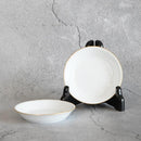 [SMALL DISH (PLATE)] OKURA ART CHINA GOLD LINE SMALL PLATE(4.3IN.) (2-PIECE SET) | CERAMICS
