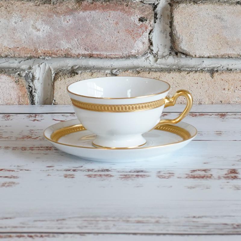 [MUG (CUP)] OKURA ART CHINA CROWN CUP & SAUCER | CERAMICS