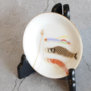 [SMALL DISH (PLATE)] OKURA ART CHINA JAPANESE TRADITIONAL SEASON FESTIVAL SMALL PLATE (5-PIECE SET) | CERAMICS