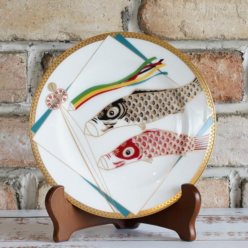 [牆面裝飾（牆藝）] Okura藝術中國鯉魚橫幅裝飾板|陶瓷
