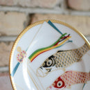 [WALL DECOR (WALL ART)] OKURA ART CHINA CARP BANNER ORNAMENTAL PLATE | CERAMICS