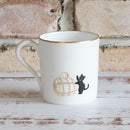 [MUG (CUP)] OKURA ART CHINA LUCKY BLACK CAT MUG PART-2 | CERAMICS
