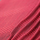 [PLEATS TIE] HERRINGBONE RED | NEKADO | NISHIJIN ORI (TEXTILES)