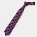 [PLEATS TIE] MULTI STRIPE PINK | NEKADO | NISHIJIN ORI (TEXTILES)