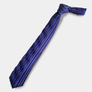 [PLEATS TIE] VERTICAL STRIPE BLUE | NEKADO | NISHIJIN ORI (TEXTILES)
