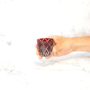 [SAKE GLASS] GUINOMI KIKU YARAI (RED) | KIRIKO