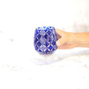 [GLASS] KIKU SHIPPO (BLUE) | KIRIKO