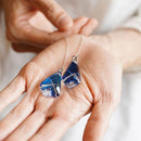 [PIERCED EARRINGS] AMERICAN PIERCED EARRINGS -seika- (BULE) 2 PIECES | KIRIKO | RINZEN