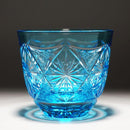 [SAKE GLASS] COLD SAKE GLASS GINWAN NO HANA (LIGHT BLUE) | KIRIKO