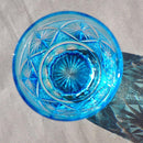 [SAKE GLASS] COLD SAKE GLASS GINWAN NO HANA (LIGHT BLUE) | KIRIKO