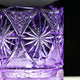 [ROCKS GLASS] GINWAN NO HANA (GOLD & PURPLE) | KIRIKO