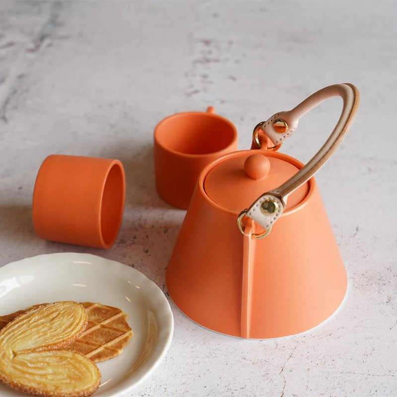 [茶具]鍋＆mugcup 3件旅行奧琳·魯西| Yamatsu |小潔具