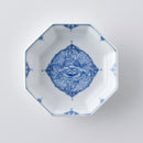 [PLATE (PLATTER)] MUKOUDUKE BOTAN-KARAKUSA | MIKAWACHI WARE | HIRADOSHOUZAN