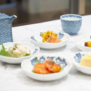 [SMALL DISH (PLATE)] 6 PIECES SET YOKARAKUSA | MIKAWACHI WARE | HIRADOSHOUZAN