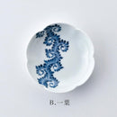 [SMALL DISH (PLATE)] 6 PIECES SET YOKARAKUSA | MIKAWACHI WARE | HIRADOSHOUZAN