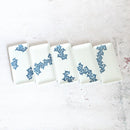 [SMALL DISH (PLATE)] 5 PIECES SET KAKU YOKARAKUSA | MIKAWACHI WARE | HIRADOSHOUZAN