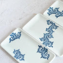 [SMALL DISH (PLATE)] 5 PIECES SET KAKU YOKARAKUSA | MIKAWACHI WARE | HIRADOSHOUZAN