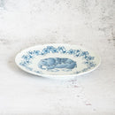 [LARGE PLATE (PLATTER)] 7-SUN CHERRY BLOSSOM ELEPHANT | MIKAWACHI WARE | HIRADOSHOUZAN