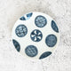 [SMALL DISH (PLATE)] ROUND & FLAT MARU-MON | MIKAWACHI WARE | HIRADOSHOUZAN